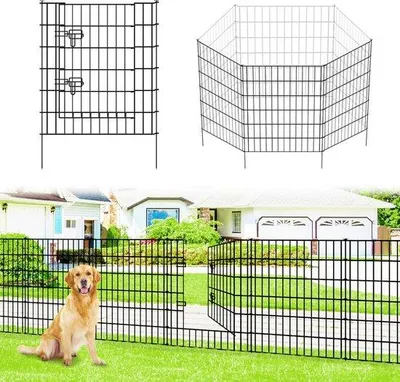 Obrázok produktu pre Záhradný plot – 9 panelov + 1 bránka – výška 81 cm a šírka 71 cm