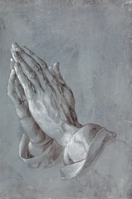Produktbild von Albrecht Dürer Kunstdruck Bild - Betende Hände, 1508 (120 x 80 cm)