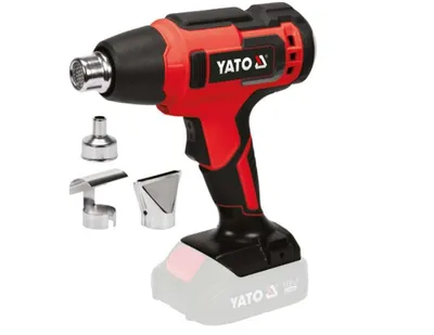 Productafbeelding van Yato YT-82285 Heetluchtföhn, 100 liter per minuut, 550 °C, 250 W, zwart/rood