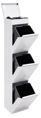 Immagine prodotto di ARREGUI Top CR321-B: Sistema di smistamento rifiuti in acciaio con contenitore di raccolta dotato di coperchio