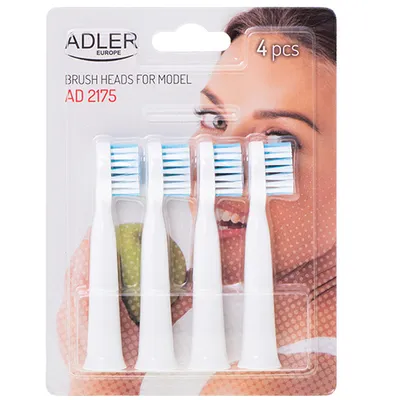 Obrázek produktu pro ADLER AD 2175.1 - Nástavce/náhradní hlavice pro sonický zubní kartáček