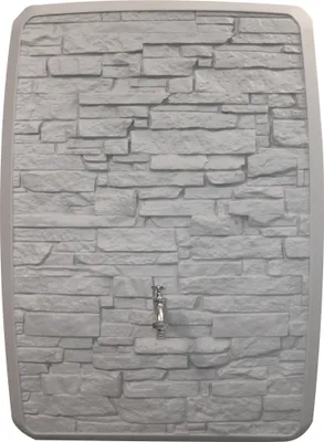 Image de Cuve de pluie carrée MULTITANK 250 L structure crépi gris incl. robinet