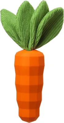 Produktbild von Bissfestes Gummikautschuk Hundespielzeug grün/orange