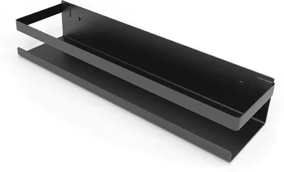 Produktbild von Duschablage Ohne Bohren 1 Stk, Edelstahl SUS304 Mattschwarz, 30 Cm Breit Für Shampoo Und Duschgel Im Badezimmer