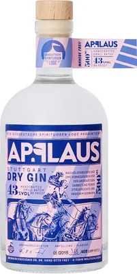 Produktbild von Applaus Stuttgart Dry Gin | 43 % vol | 0,5 l