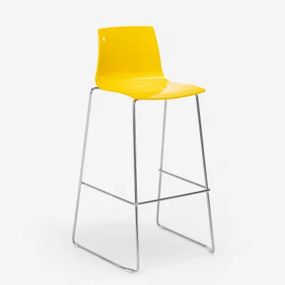Produktbild von Grand Soleil Küchenbarhocker 74 cm Design Imola Slitta - Gelb