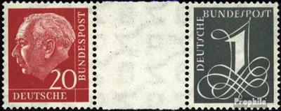 Produktbild von Briefmarken BRD (BR.Deutschland) 1958 Mi WZ16b X postfrisch