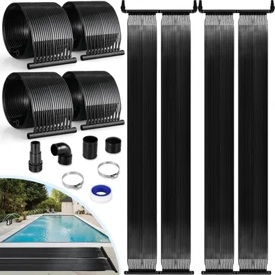Produktbild von Solar Poolheizung - Solarkollektor Heizmatte - Solarabsorber für Schwimmbecken - PE Kunststoff - Größe 6 x 1,5 m