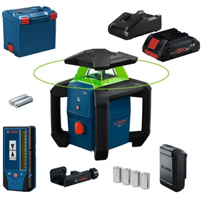 Produktbild von Bosch Professional Bosch Rotationslaser GRL18V-3-31G, 1 x Akku ProCORE18V 4 Ah in L-BOXX