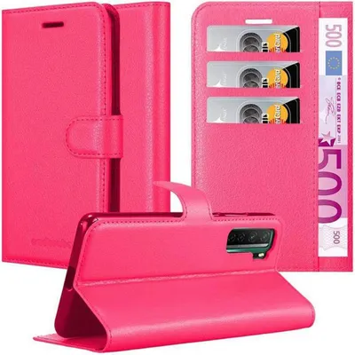 Obrázek produktu pro Cadorabo Case for Huawei NOVA 7 SE Protective Cover in Pink Pouzdro na mobilní telefon s magnetickým zavíráním