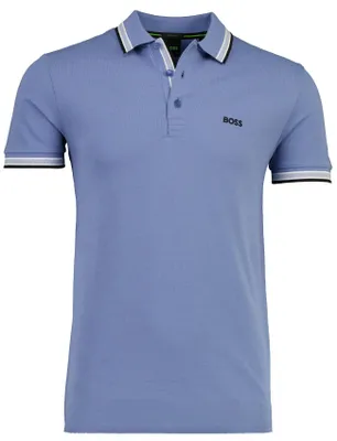 Produktbild von Blaues Paddy-Poloshirt BOSS Green Piqué