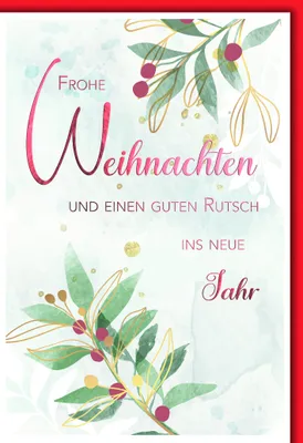 Produktbild von Weihnachten Weihnachtszweige Weihnachtskarte mit Umschlag
