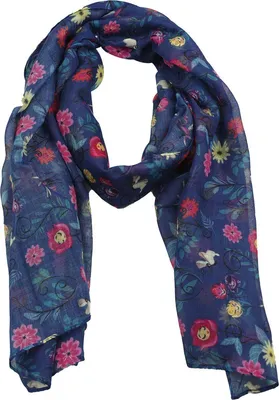 Produktbild von Alice In Wonderland Tuch Uni Colorful Flowers multicolor Standard