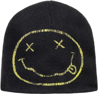 Produktbild von Nirvana Mütze Happy Face Black UNI