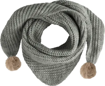 Produktbild von Baby's Only Dreiecksschal mit Pompon Cool - Urban Green - 3-8 Jahre - 100% Polyacryl