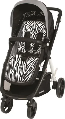 Produktbild von CuddleCo Comfi-Cush, Kinderwageneinlage, 80x33cm, Zebra