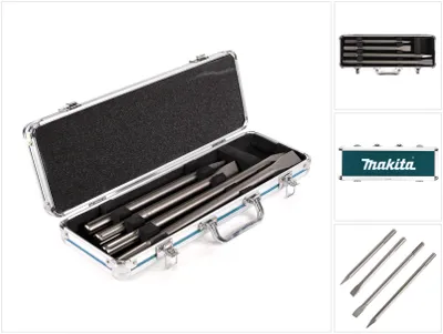 Immagine prodotto di Makita D-42466 Set di scalpelli SDS-Max da 4 pezzi in valigetta di alluminio