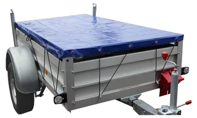 Produktbild von Anhänger Flachplane 2075x1140x50 mm Gewebeplane mit Gummiseil
