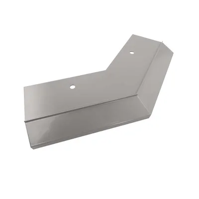 Zdjęcie produktu dla Renoplast Profil okapowy aluminiowy K10, Do posadzki żywicznej na tarasy i balkony, Kąt zewnętrzny 135°, Szary