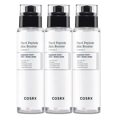 Produktbild von COSRX The 6 Peptide Skin Booster Collagen Serum Gesichtsserum mit Hyaluronsäure, 3x 150ml