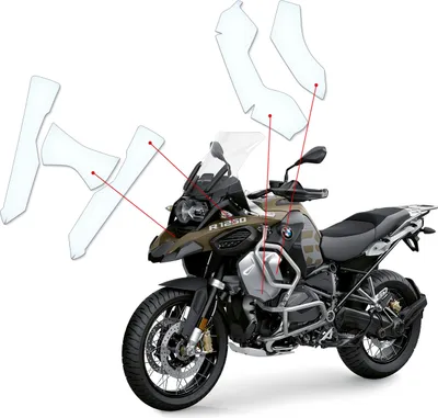 Produktbild von Lackschutzfolie Steinschlagschutz passend für BMW R1250 GS Adventure (2019-C)