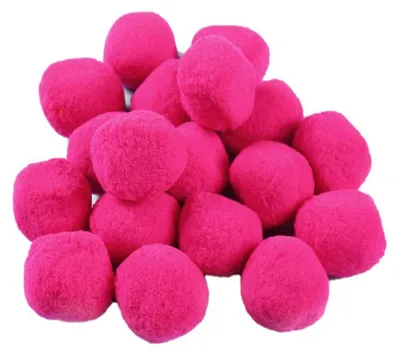 Produktbild von Pompons 50 Stück - Bunte Plüschbälle - Durchmesser 5 cm - Kreatives Basteln - Dekoration Geburtstag - DIY Dekoration