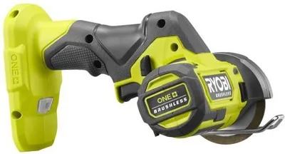 Obrázek produktu pro Kompaktní bezkartáčová úhlová bruska RYOBI 18 V, průměr 76 mm, 20 000 ot./min, hloubka řezu 16 mm, včetně 3 kotoučů