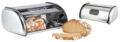 Produktbild von HI Brotkasten Silbern 35,5×23×14,5 cm 11 L