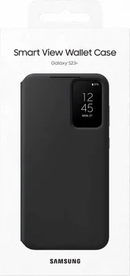 Obrázok produktu pre Samsung Smart View Peňaženkové puzdro Galaxy S23 Plus čierne