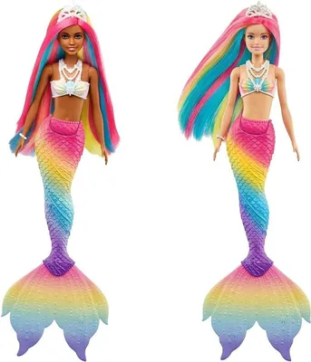Obrázok produktu pre Barbie Dreamtopia Dúhová kúzelná morská panna so zmenou farby