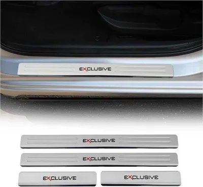 Produktbild von Einstiegsleisten Türschweller Exclusive für Honda Accord Jazz 2002-2021 Chrom 4x