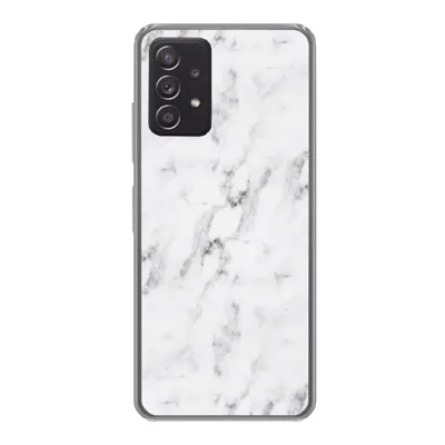 Produktbild von MuchoWow® Handyhülle Schutzhülle Hülle für Samsung Galaxy A33 5G Marmor - Luxus - Weiß - Grau - Marmoroptik Silikon Softcase Handy Hülle - Kartenhalter