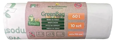 Produktbild von Kompostierbare Müllbeutel, 60 l, 10 Stück