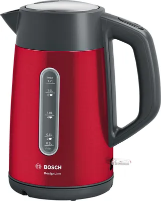 Produktbild von Bosch TWK4P434 Rot-Schwarz Elektro-Klein,Wasserkocher,Kunststoff,Edelstahl 1,7 L