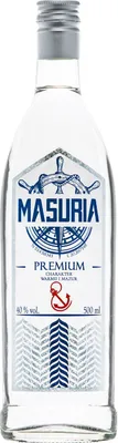 Obrázek produktu pro Vodka Masuria Premium 0,5L | Vodka |500 ml | 40% alkoholu | Mazurskie Miody | nápad na dárek | 18+