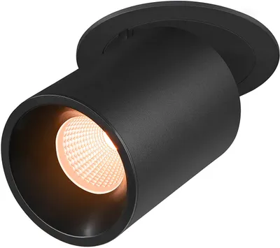 Produktbild von SLV 1007029 NUMINOS PROJECTOR L, Deckeneinbauleuchte, 2700 K, 20°, zylindrisch, schwarz, schwarz