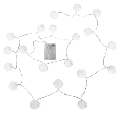 LED-Lichterkette Löwenzahn warmweiß 2 m Timer