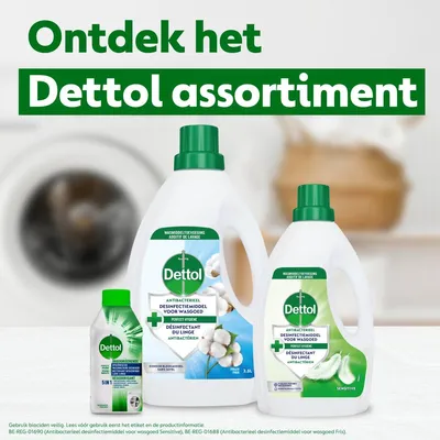 Produktbild von Dettol Waschmittelzusatz – Sensitiv – 1,5 l – 6 Stück – Vorteilspackung