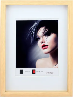 Produktbild von Home Deco Objektrahmen Wanddeko Collage Poster Bilderrahmen Shirt Trikot Foto Rahmen - Farbe: Natur | Format: 40x50