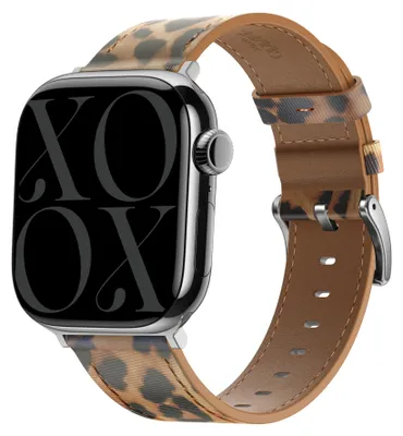 Produktbild von Apple Watch Lederarmband (leopard) - 38/40/41/42mm