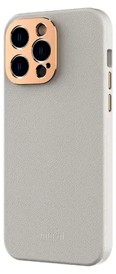 Produktbild von Moshi, Ultrarobuste MagSafe Schutzhülle iPhone 14 Pro Max Metalltasten, Grau