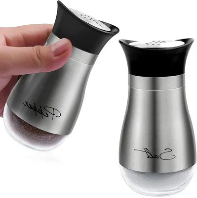 Immagine prodotto di Due contenitori perin acciaio inossidabile 304 di alta qualità - 130 ml - Set