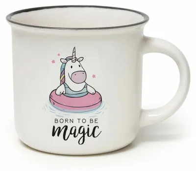 Zdjęcie produktu dla Legami Kubek-puccino-jednorożec biały biały jeden rozmiar