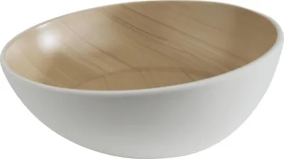 Image de APS Frida Coupe aspect bois/blanc, contenance : 1,00 litre, ø : 215 mm