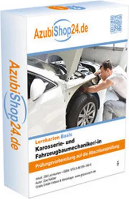 Image de AzubiShop24.de Basis-Lernkarten Karosserie- und Fahrzeugbaumechaniker /in