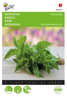 Produktbild von Buzzy Seeds Basilikum Feiner Kräutersamen - 1 Saatgutbeutel