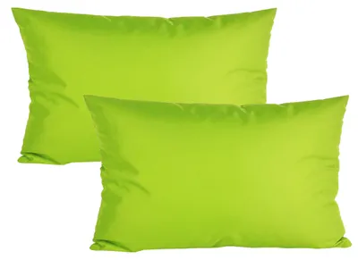 Produktbild von JACK 2er Set 40x60cm Outdoor Kissenhülle Kissenbezug Wasserfest Sitzkissen Lounge Kissen Garten Stuhl Lotus Effekt, Farbe:Grün