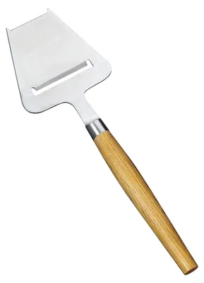 Käsehobel aus Eichenholz, silberne Klinge, 23 cm Länge