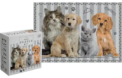 Obrázek produktu pro INTERDRUK Puzzle Mlata: Štěňata a koťata 250 dílků
