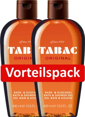 Produktbild von Tabac Original Bade- & Duschgel, klassischer Duft, 2 x 400 ml